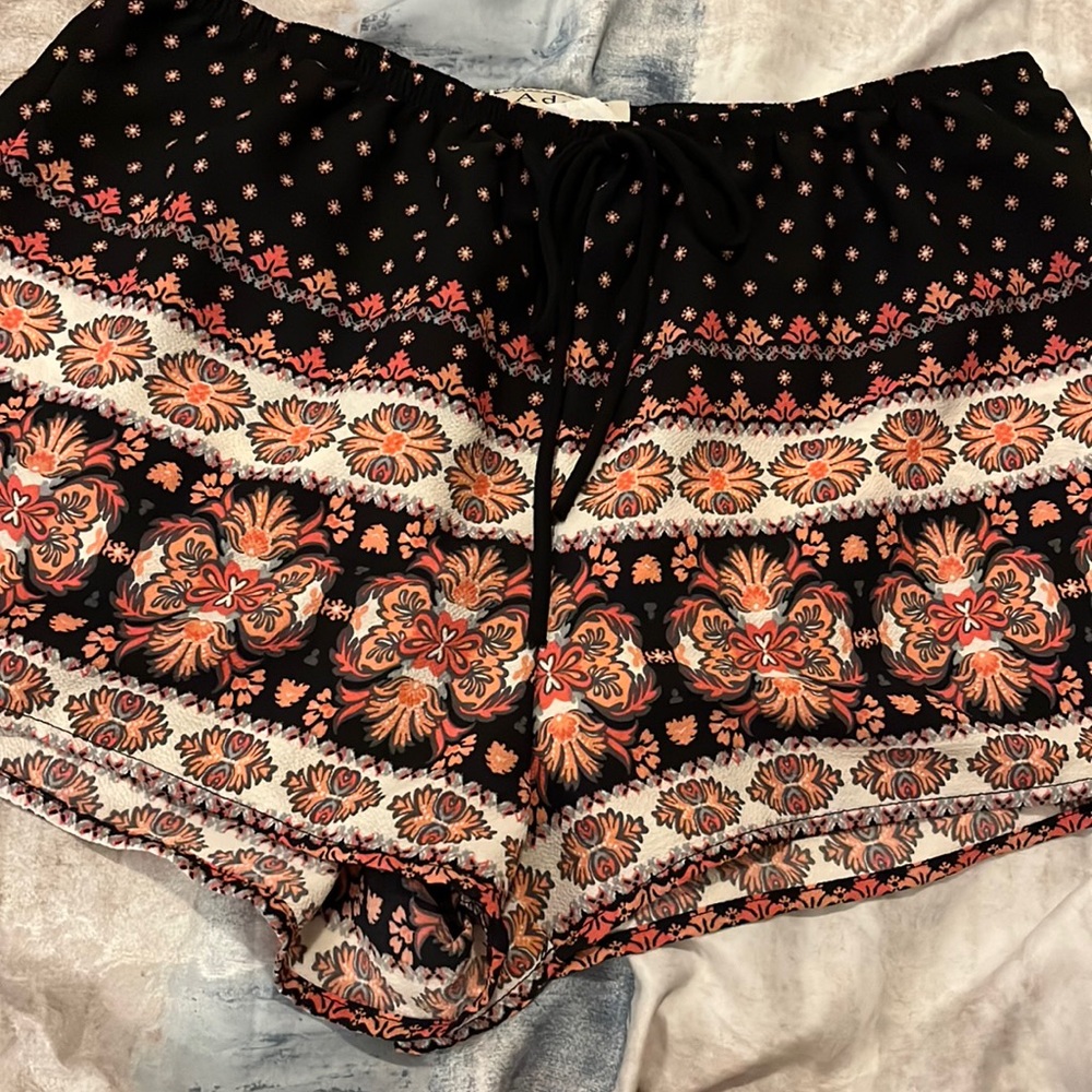 Floral dress shorts